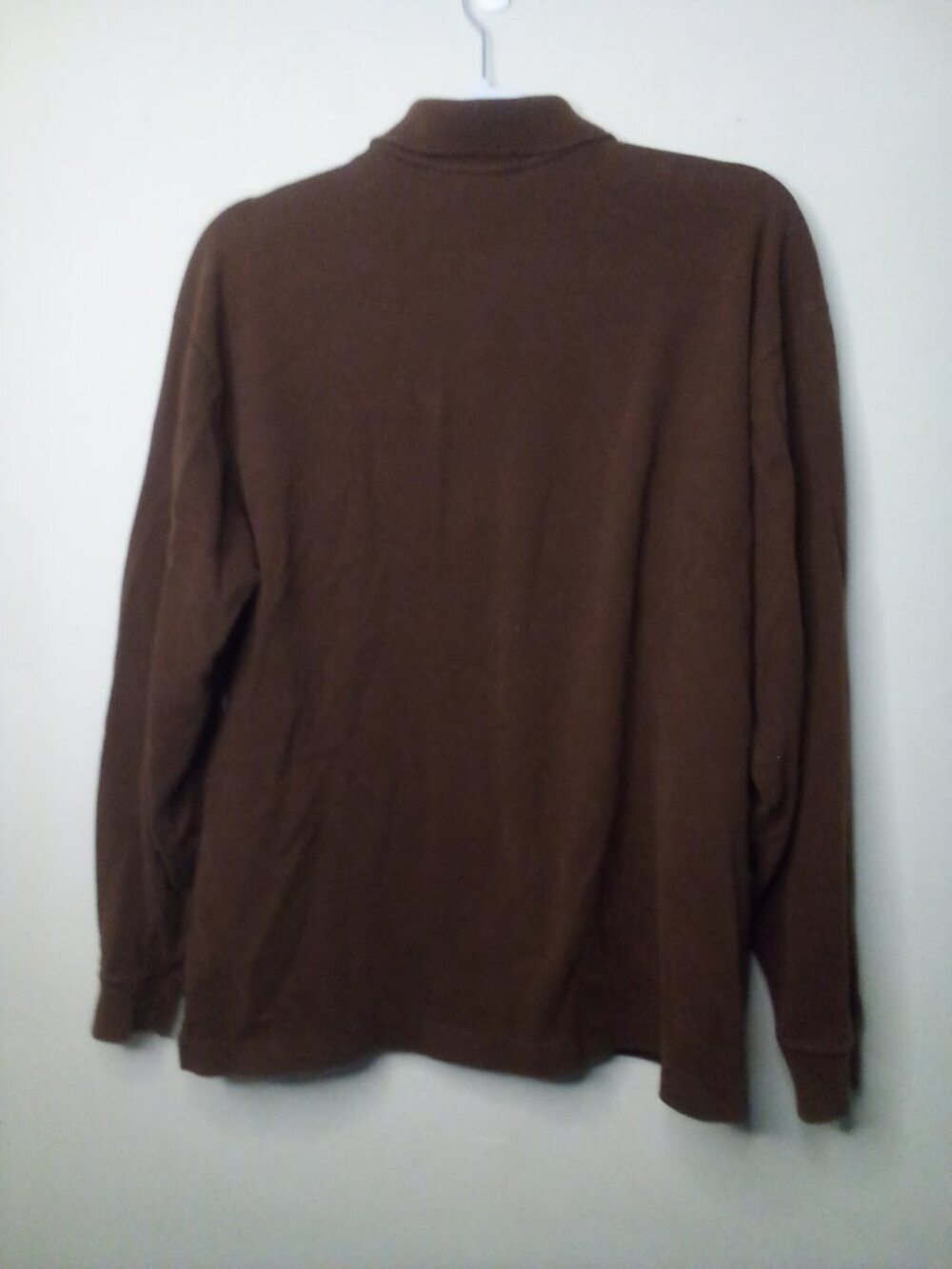 Liz Sport Shirt Women L Button Up Polo Soft Brown - Picture 10 of 14